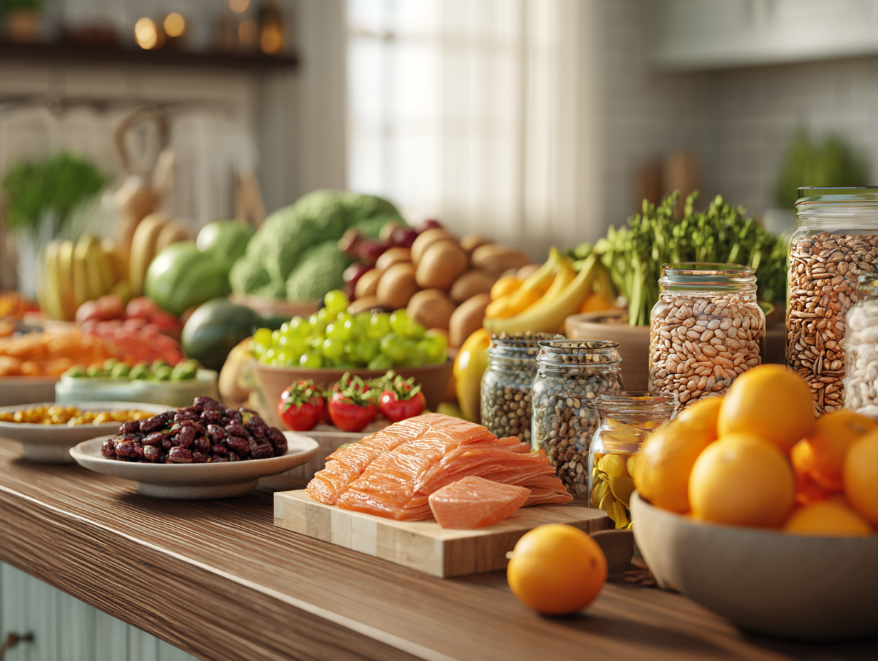 Comida saludable preparada con amor y dedicación
